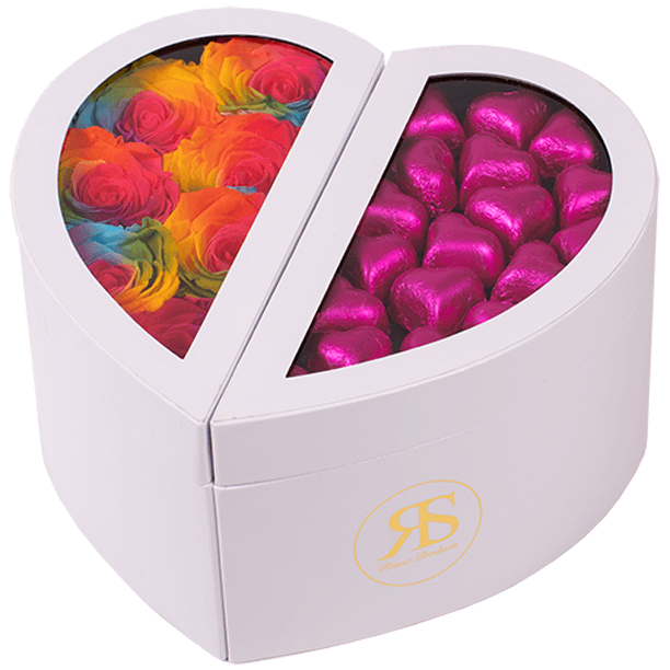 Regenboog Chocolade box Lana - Rosuz